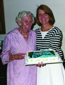 Welty with Patti Black